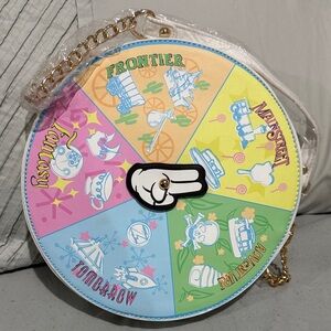 Colorful Theme Park Wheel Crossbody Bag